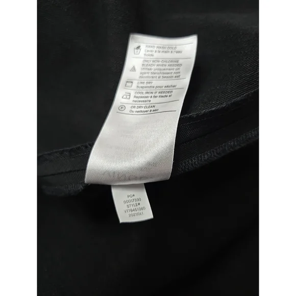 Vince. Women's Black V-Neck Flutter Sleeve Bias Cut Midi Dress Size 6 - Picture 13 of 13